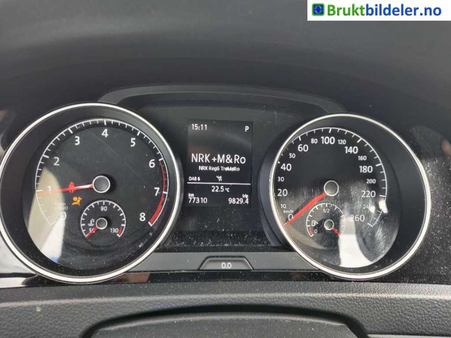 VW Golf VII 2012-2017 (Fase 1) , Motorkode: CJZA, Girkassekode: QRL