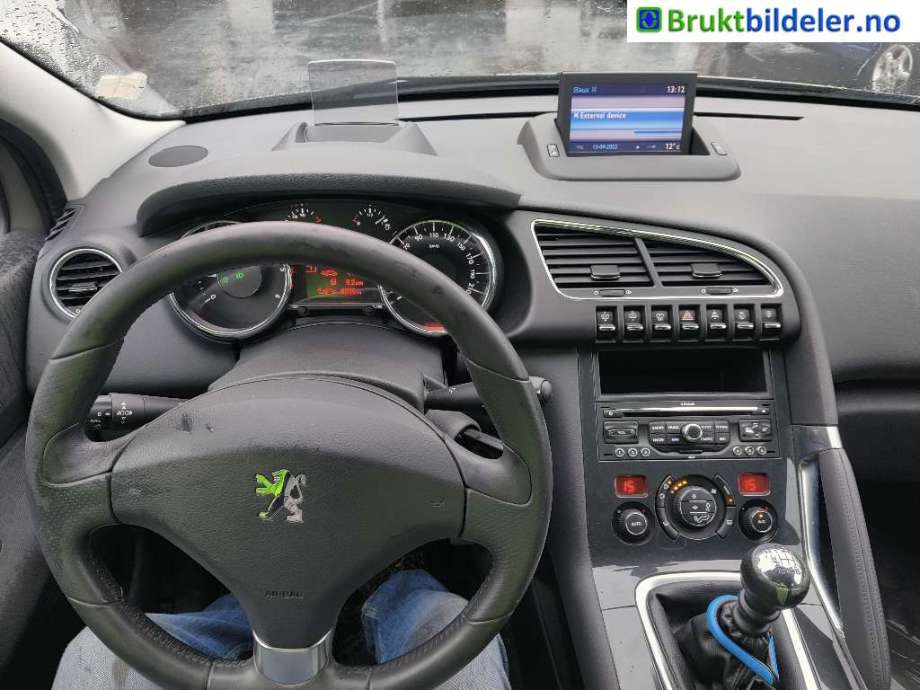 Peugeot 3008 2009-2016 (Type I) , Motorkode: 9HR, Girkassekode: 6-TRINNS MANUELL GI