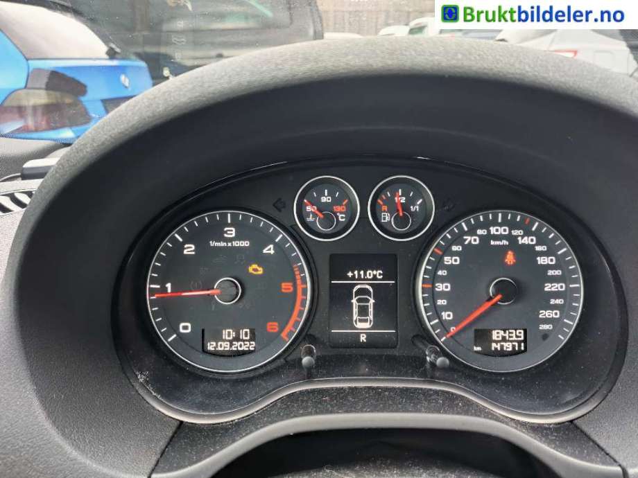 Audi A3 2009-2012 (Type II, Fase 2) , Motorkode: CAYC, Girkassekode: NTT
