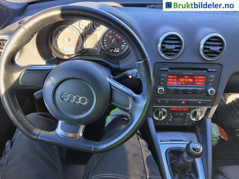 Audi A3 2009-2012 (Type II, Fase 2) , Motorkode: CAYC, Girkassekode: LUB