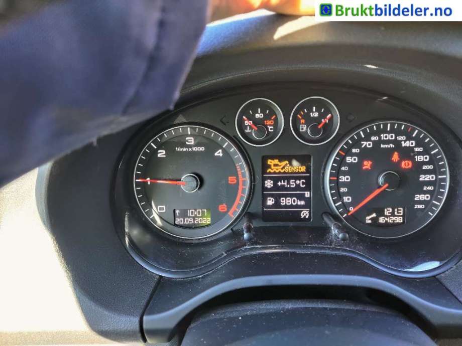 Audi A3 2009-2012 (Type II, Fase 2) , Motorkode: CAYC, Girkassekode: LUB