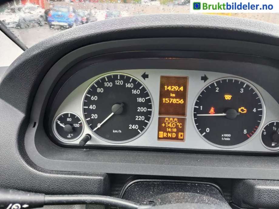 Mercedes B-Klasse 2008-2011 (Fase 2) (W245) (W245), Motorkode: OM640.940, Girkassekode: 722.800