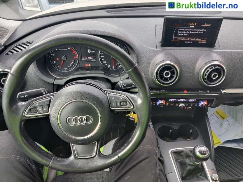Audi A3 2012-2016 (Type III, Fase 1) , Motorkode: CMBA;CXSA, Girkassekode: MYF