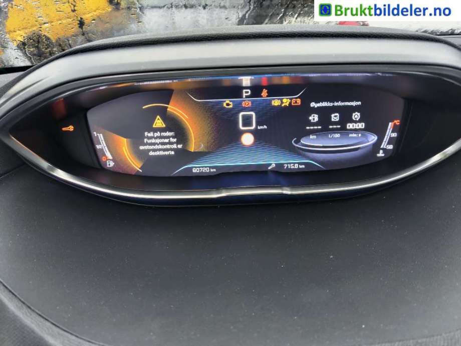 Peugeot 5008 2017-->> (Type II) , Motorkode: YHZ, Girkassekode: 8-TRINNS STT