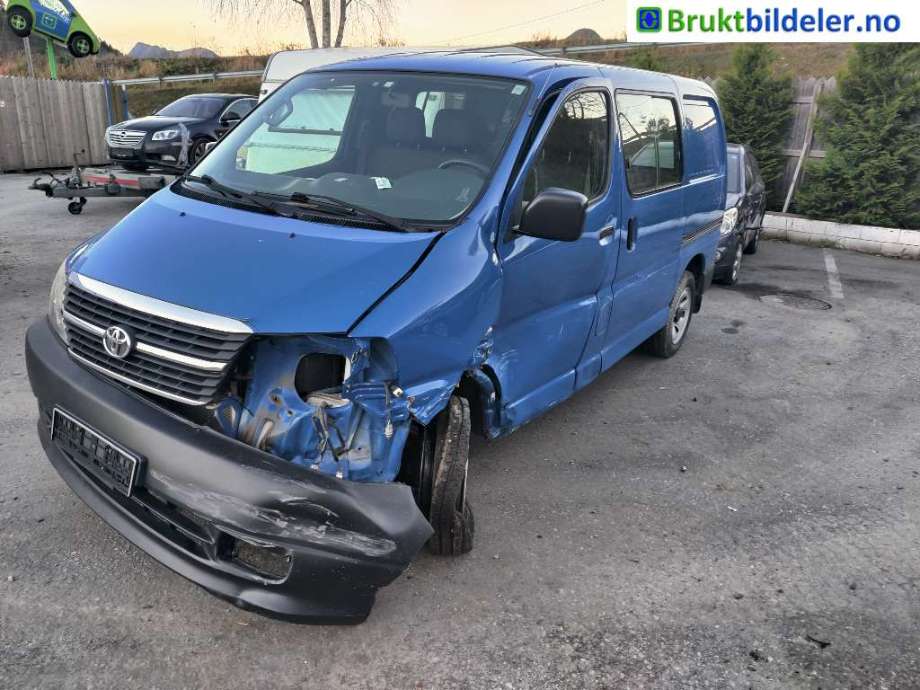 Toyota Hiace 2007-2012 (Fase 3) , Motorkode: 2KD-FTV, Girkassekode: 