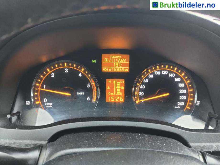 Toyota Avensis 2009-2015 (Type III, Fase 1) , Motorkode: 1AD-FTV, Girkassekode: 