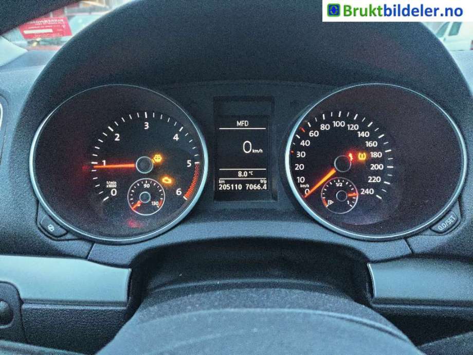 VW Golf VI 2008-2012 , Motorkode: CBAB;CFFB, Girkassekode: LHD