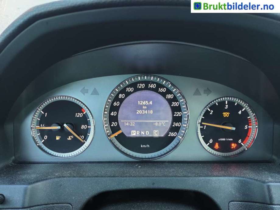 Mercedes C-Klasse 2007-2011 (Fase 1) (W204) (W204), Motorkode: OM646.811, Girkassekode: 