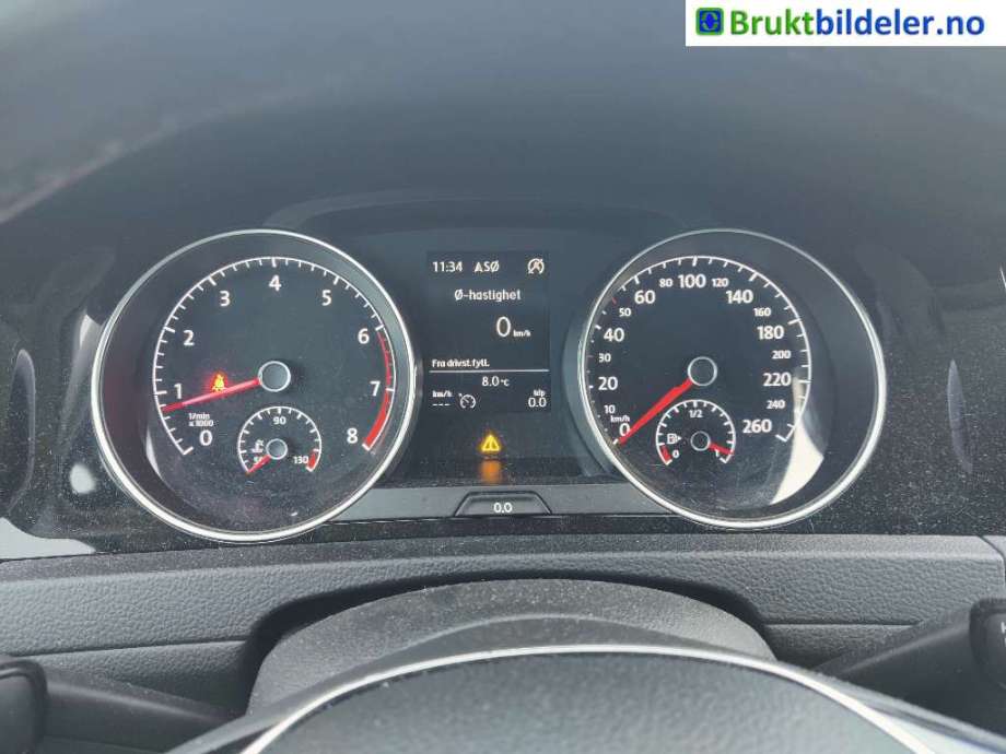 VW Golf VII 2012-2017 (Fase 1) , Motorkode: CHPA;CPTA, Girkassekode: 7-trinns DSG