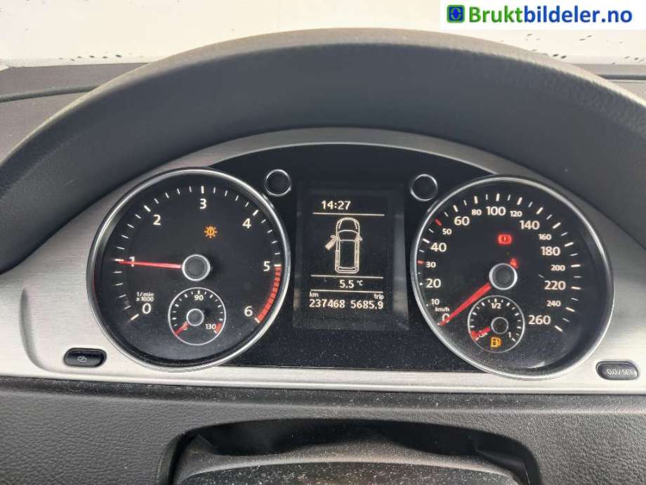 VW Passat 2011-2015 (B7) (B7), Motorkode: CFFB, Girkassekode: LNZ
