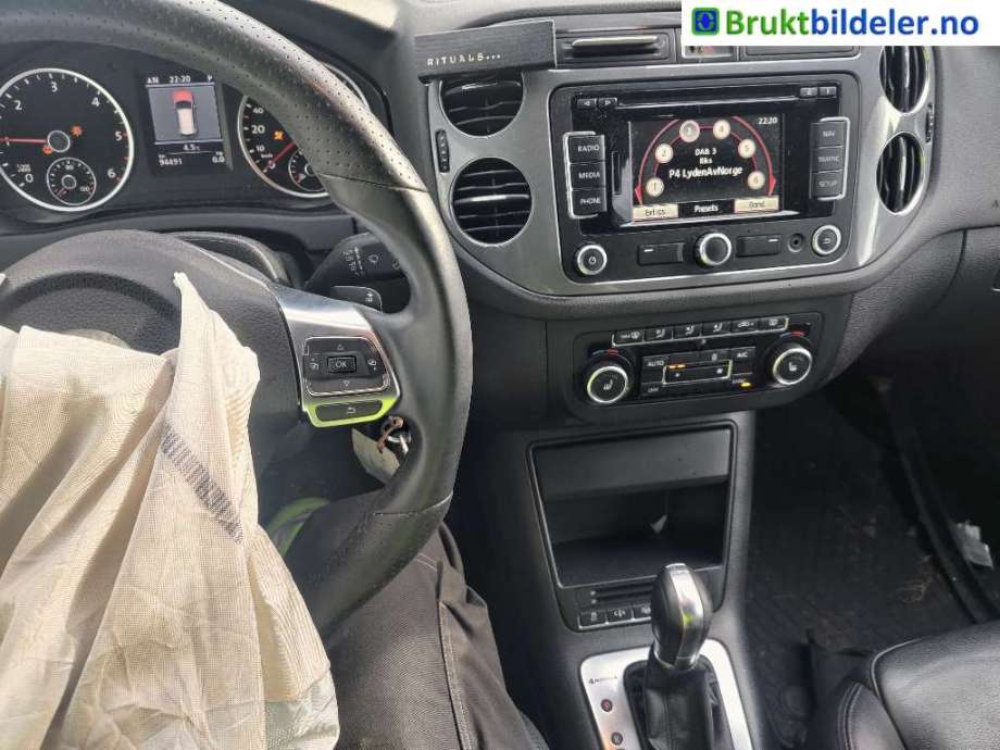 VW Tiguan 2011-2016 (Type I, Fase 2) , Motorkode: CFGC, Girkassekode: NYD