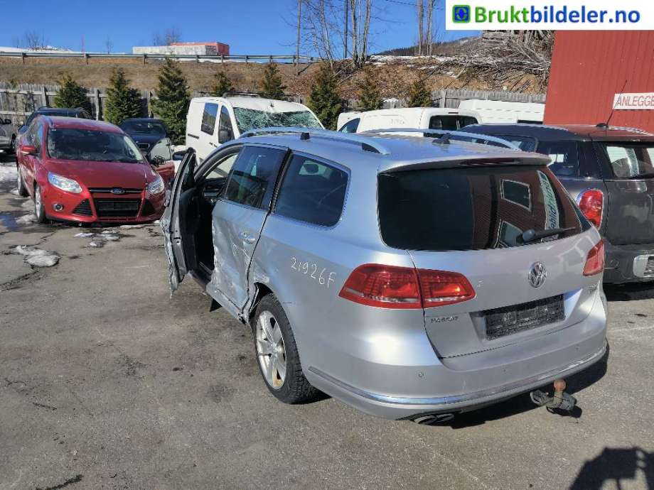 VW Passat 2011-2015 (B7) (B7), Motorkode: CFFB, Girkassekode: PBF