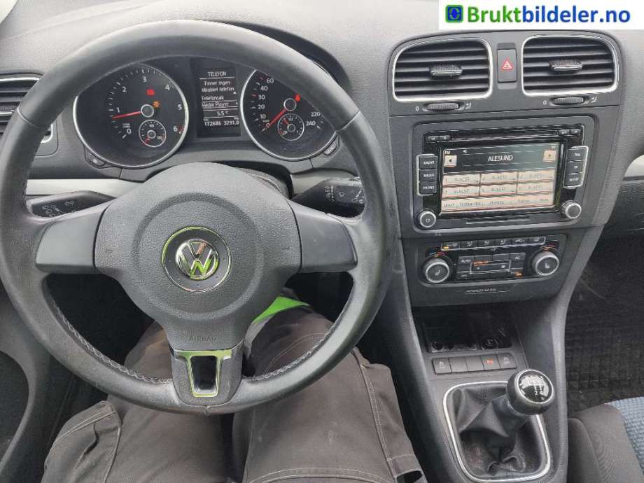 VW Golf VI 2008-2012 , Motorkode: CAYC, Girkassekode: MDZ