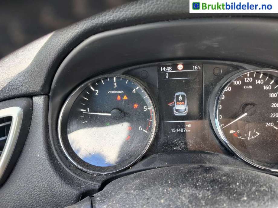 Nissan Qashqai 2014-2021 (Type II) , Motorkode: K9K, Girkassekode: 