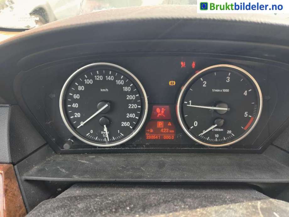 BMW 5-Serie 2003-2010 (E60/E61) (E60/E61), Motorkode: N47-D20A, Girkassekode: GA6HP19Z - W6D