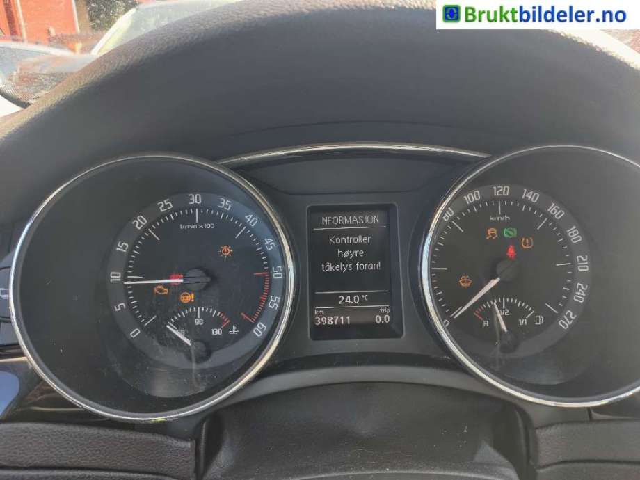 Škoda Superb 2008-2015 (Type II) , Motorkode: CFGB, Girkassekode: PQS