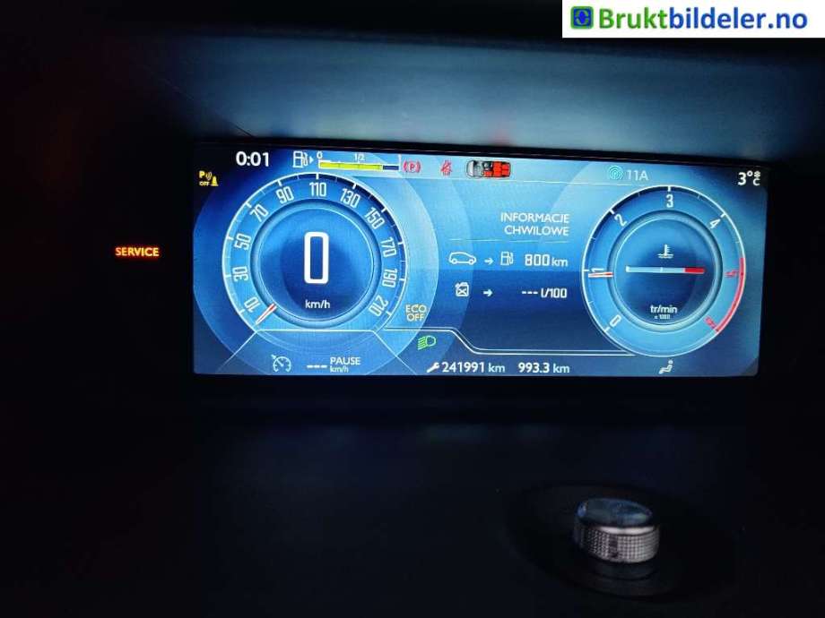 Citroën C4, Picasso 2013-2018 (Type II) , Motorkode: 9HC, Girkassekode: 