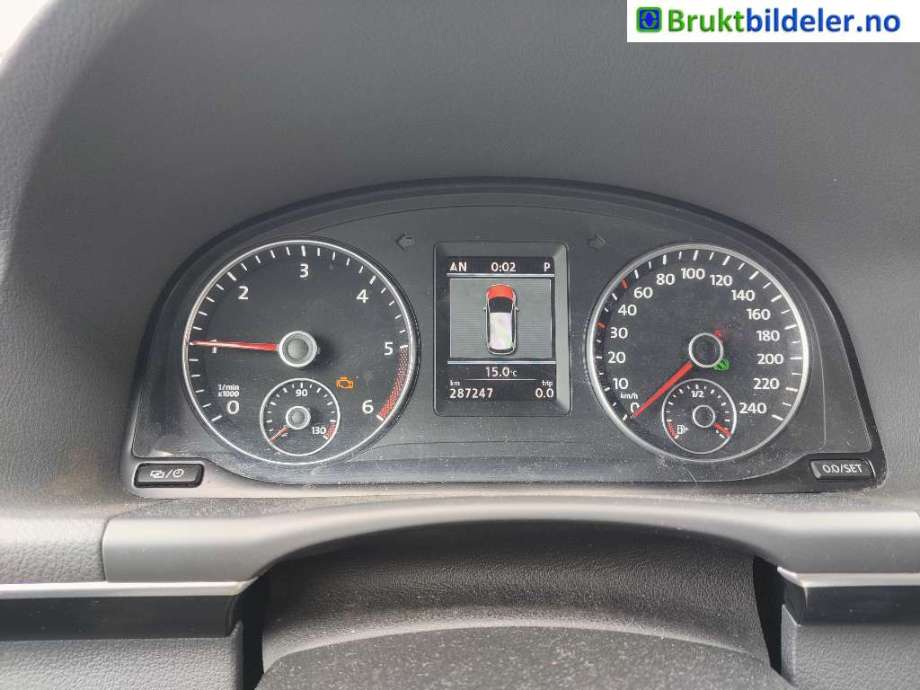 VW Touran 2010-2015 (Type I, Fase 3) , Motorkode: CFHC, Girkassekode: PPY