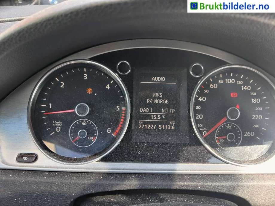VW Passat 2011-2015 (B7) (B7), Motorkode: CAYC, Girkassekode: MYP