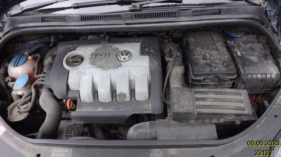 VW Golf, Plus/Cross 2005-2009 (Fase 1) , Motorkode: BLS, Girkassekode: 