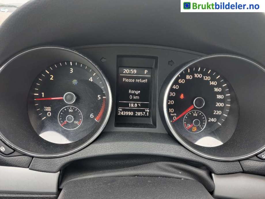 VW Golf VI 2008-2012 , Motorkode: CBDC, Girkassekode: LQV