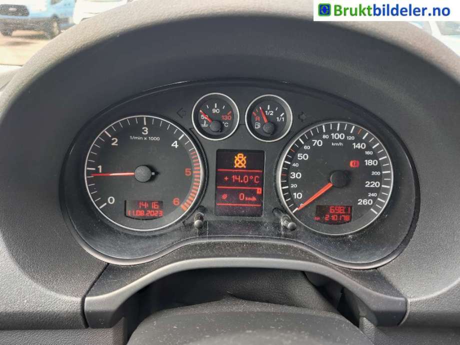 Audi A3 2003-2008 (Type II, Fase 1) , Motorkode: BKC;BLS, Girkassekode: KBL