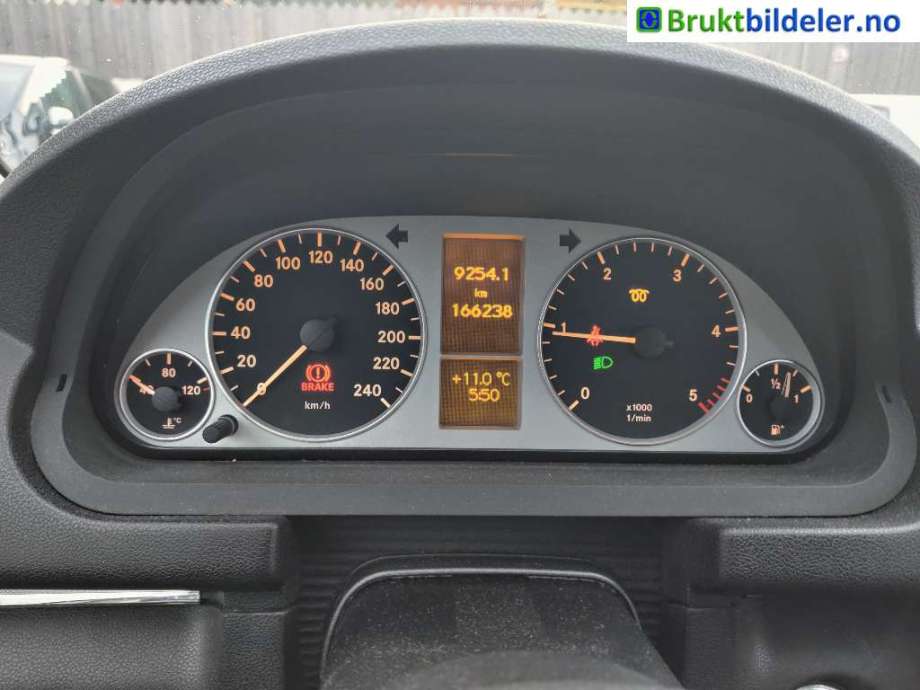 Mercedes B-Klasse 2008-2011 (Fase 2) (W245) (W245), Motorkode: OM640.940, Girkassekode: 