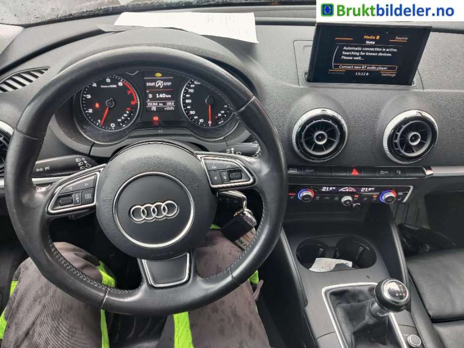 Audi A3 2012-2016 (Type III, Fase 1) , Motorkode: CJZA, Girkassekode: MYF