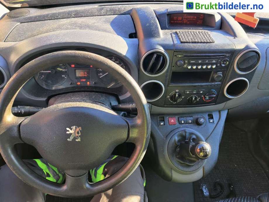 Peugeot Partner 2008-2015 (Type II, Fase 1) , Motorkode: 9HN, Girkassekode: 