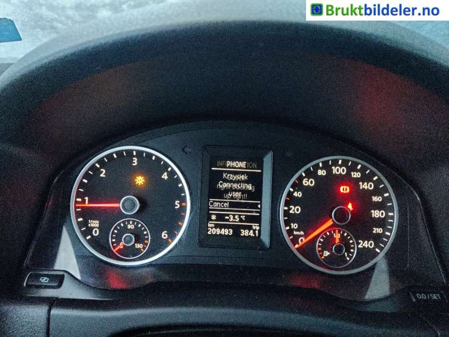 VW Tiguan 2007-2011 (Type I, Fase 1) , Motorkode: CBAB, Girkassekode: LMU