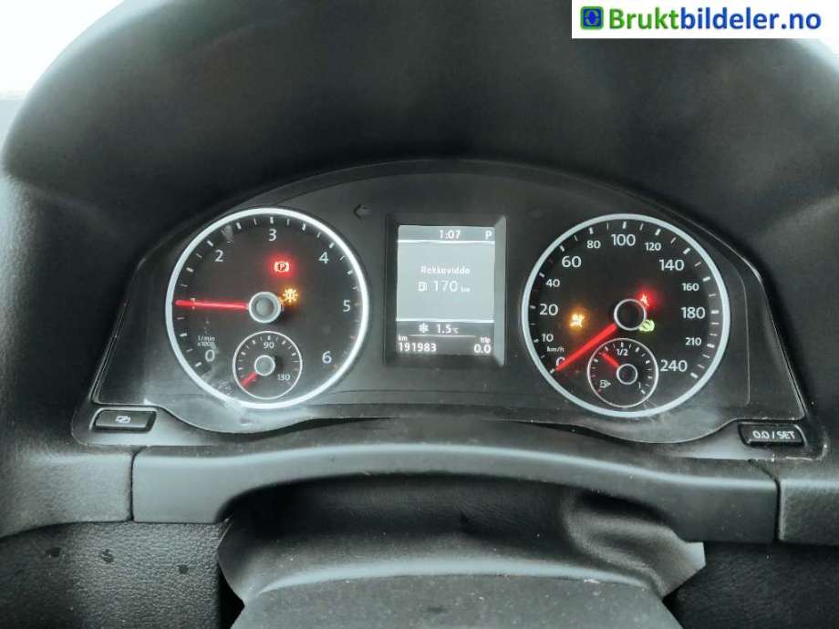 VW Tiguan 2011-2016 (Type I, Fase 2) , Motorkode: CFFB;CLJA, Girkassekode: MYG
