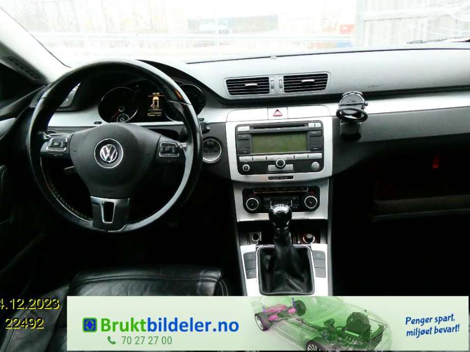 VW CC 2008-2012 (PASSAT CC) (PASSAT CC), Motorkode: CBAB, Girkassekode: 