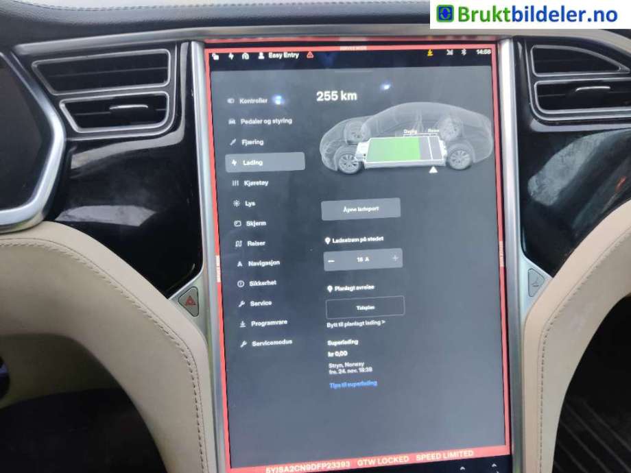 Tesla Model S 2013-2016 (Fase 1) , Motorkode: L1S, Girkassekode: 