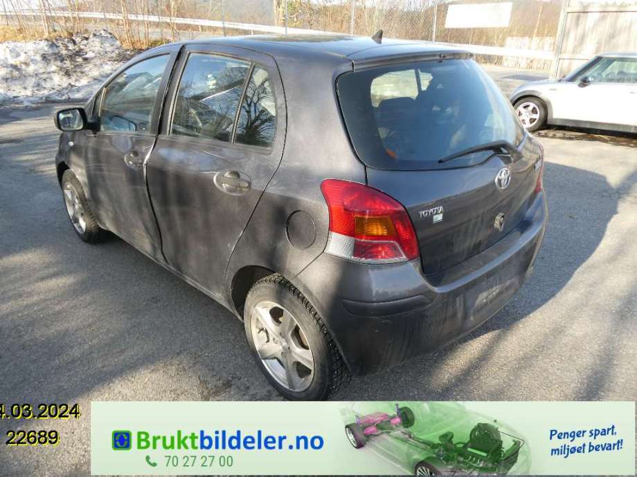 Toyota Yaris 2009-2011 (Type II, Fase 2) , Motorkode: 1KR-FE, Girkassekode:
