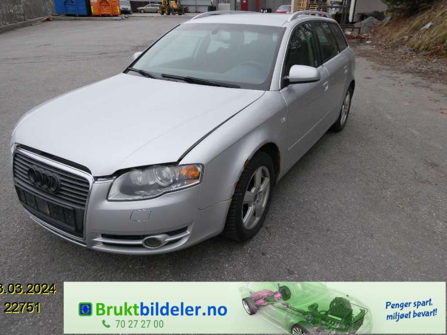Audi A4 2004-2008 (Type III) (B7) (B7), Motorkode: BLB;BRE, Girkassekode: HCF