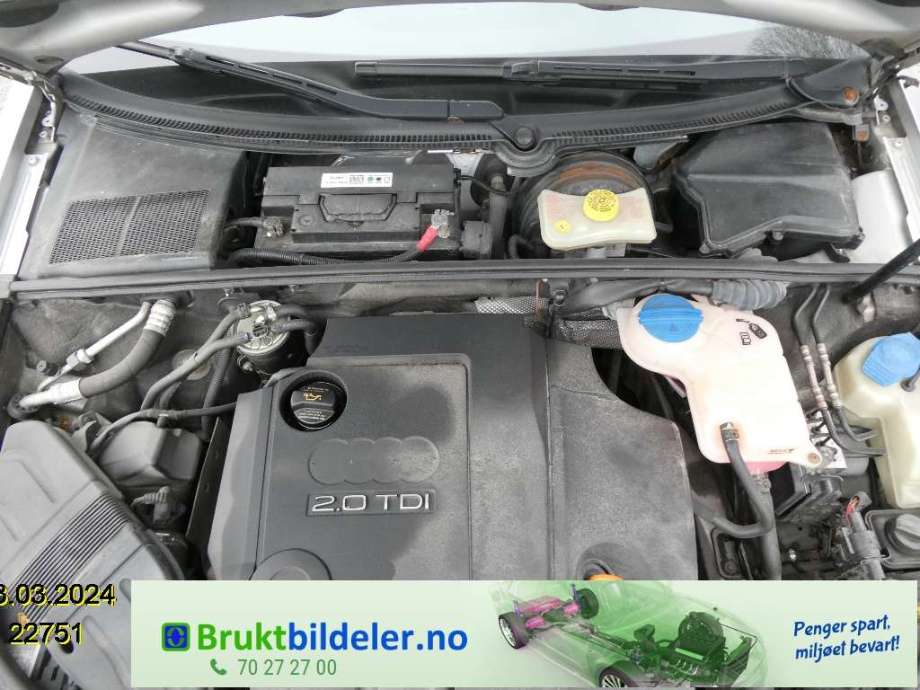Audi A4 2004-2008 (Type III) (B7) (B7), Motorkode: BLB;BRE, Girkassekode: HCF
