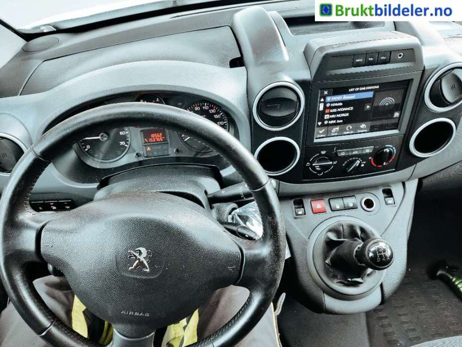 Peugeot Partner 2015-2019 (Type II, Fase 2) , Motorkode: BHY, Girkassekode: 