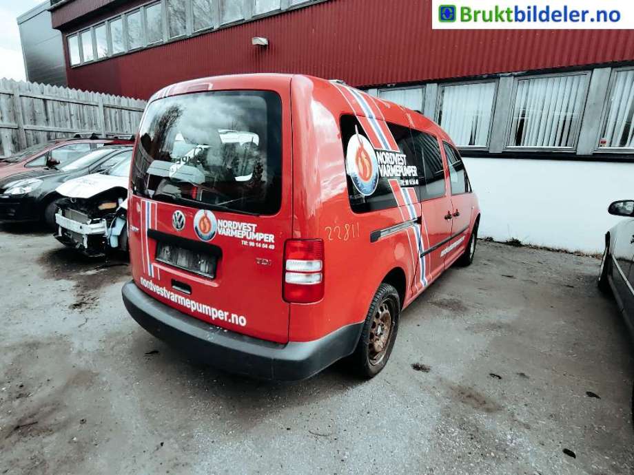 VW Caddy 2010-2015 (Type III, Fase 2) , Motorkode: CAYD, Girkassekode: NBE
