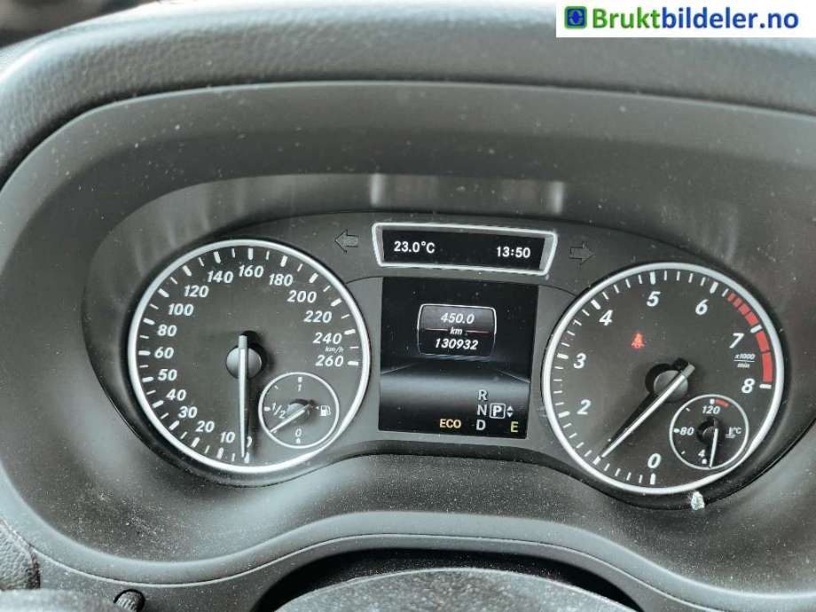 Mercedes B-Klasse 2011-2018 (W246) (W246), Motorkode: M270.920, Girkassekode: 724.011