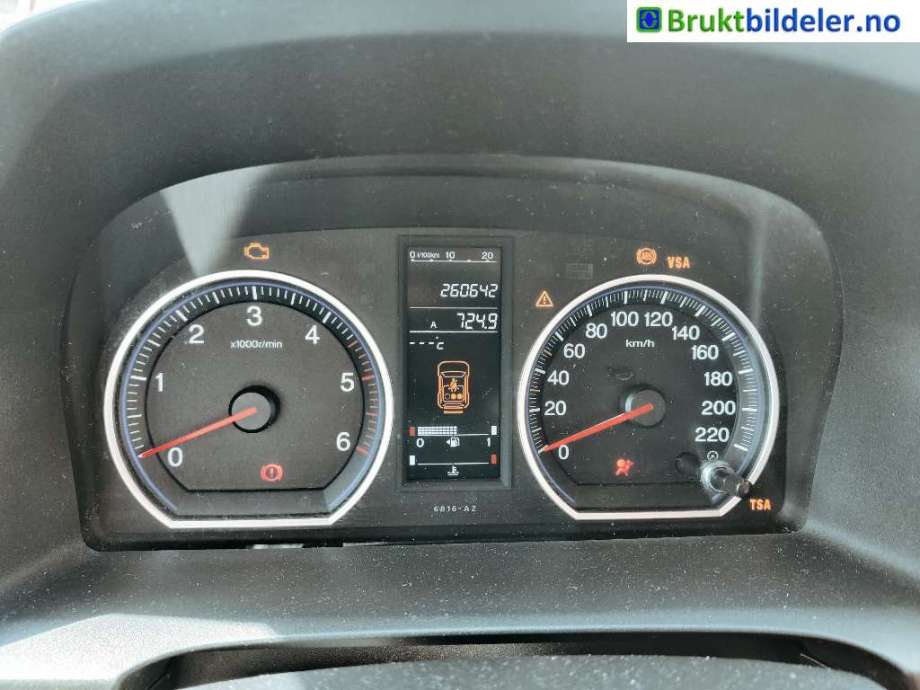 Honda CR-V 2007-2012 (Type III) , Motorkode: N22A2, Girkassekode: