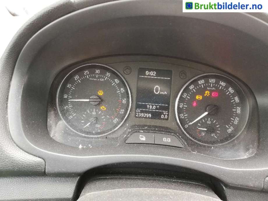 Škoda Fabia 2010-2014 (Type II, Fase 2) , Motorkode: CFWA, Girkassekode: MZK