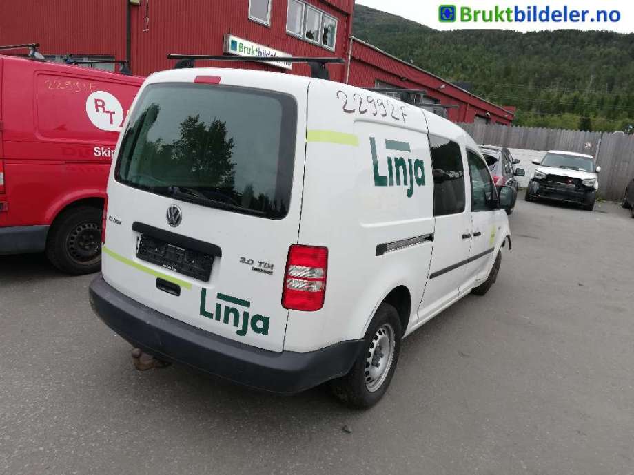 VW Caddy 2010-2015 (Type III, Fase 2) , Motorkode: CFHF, Girkassekode: NFQ