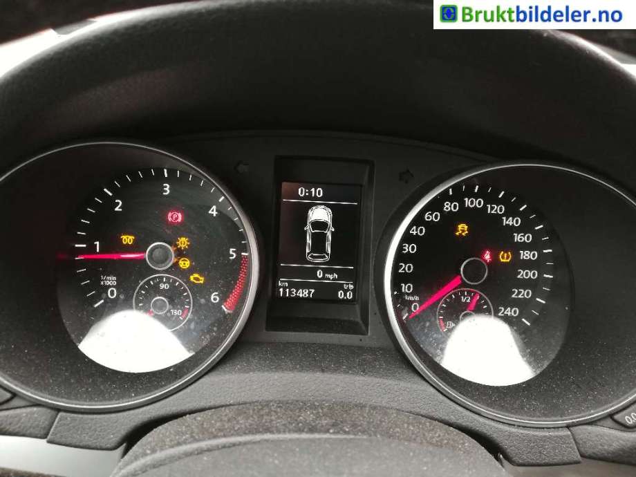 VW Golf VI 2008-2012 , Motorkode: CAYC, Girkassekode: LUB