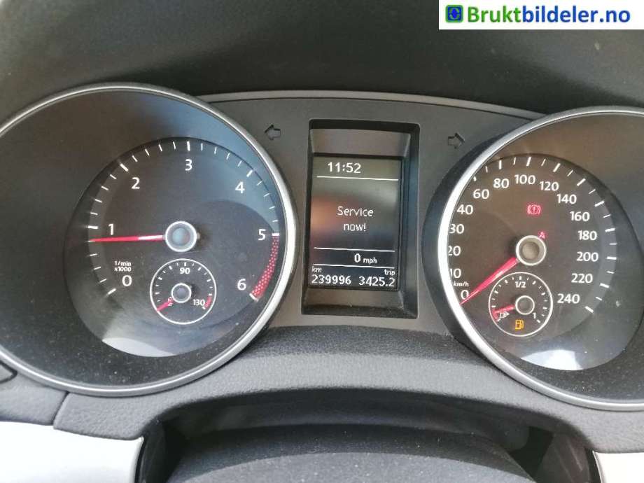 VW Golf VI 2008-2012 , Motorkode: CAYC, Girkassekode: LHW