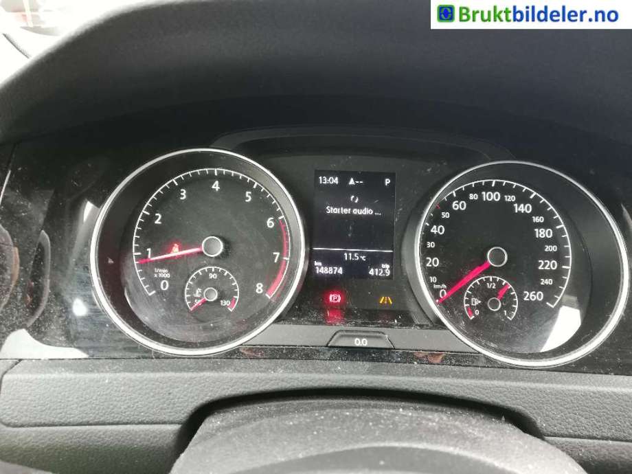 VW Golf VII 2012-2017 (Fase 1) , Motorkode: CXSA, Girkassekode: PYT