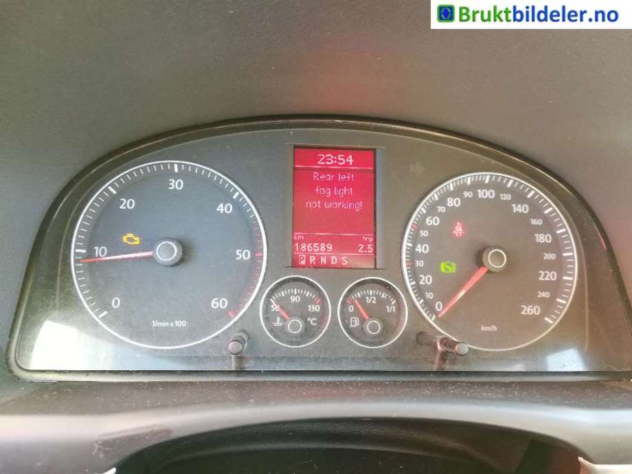 VW Touran 2007-2010 (Type I, Fase 2) , Motorkode: BLS, Girkassekode: LKF