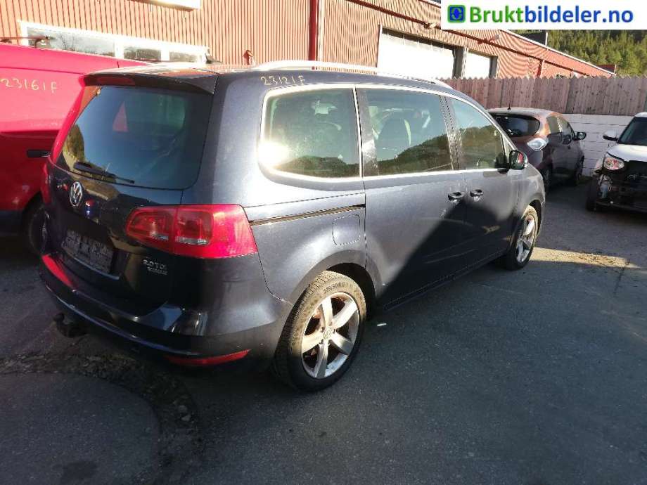 VW Sharan 2010-->> (Type II) , Motorkode: CFFB, Girkassekode: NGH