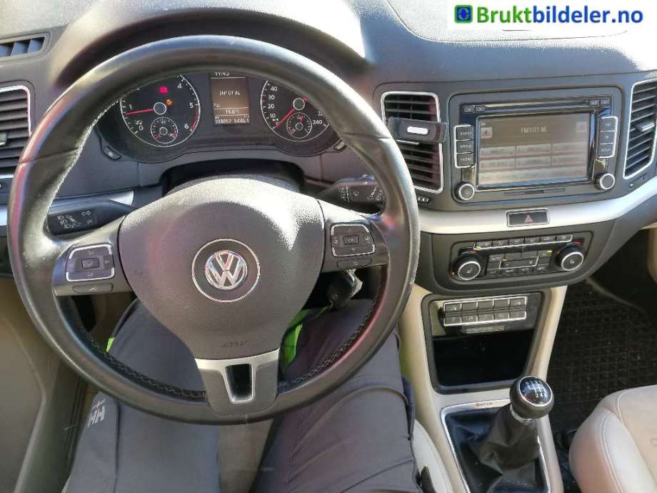 VW Sharan 2010-->> (Type II) , Motorkode: CFFB, Girkassekode: NGH