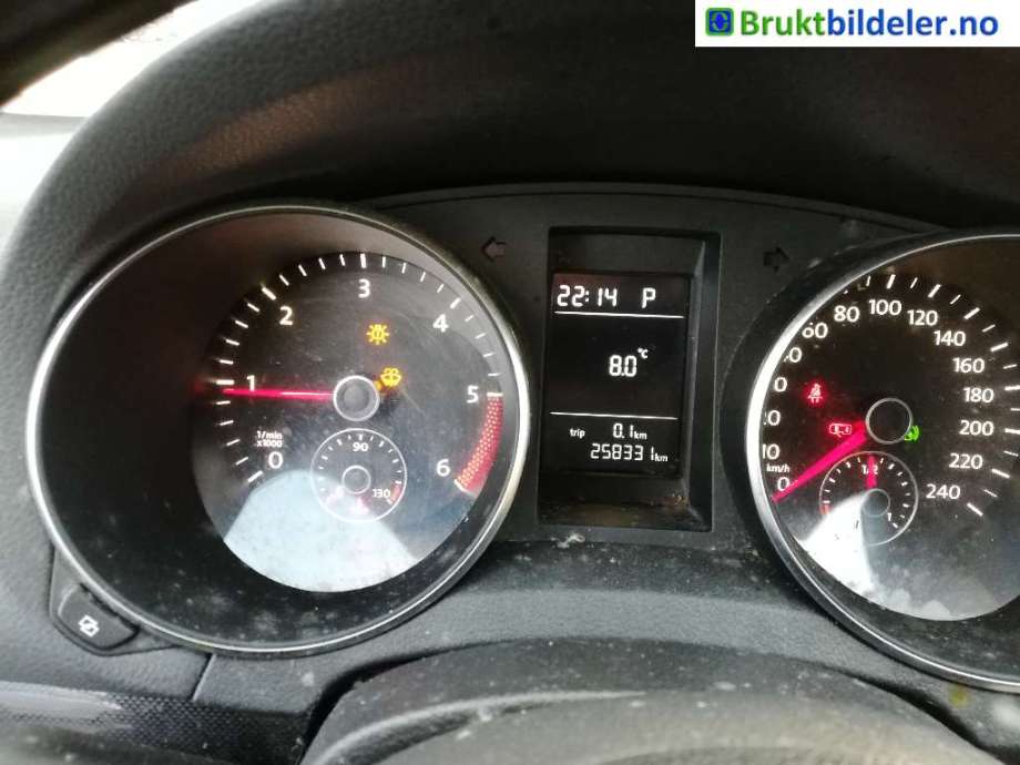 VW Golf VI 2008-2012 , Motorkode: CBDC, Girkassekode: LQV