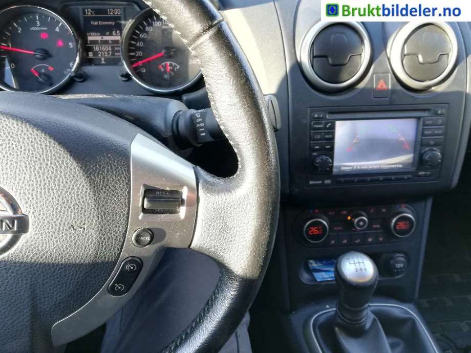 Nissan Qashqai 2010-2014 (Type I, Fase 2) delebil , Motorkode: K9K, Girkassekode: